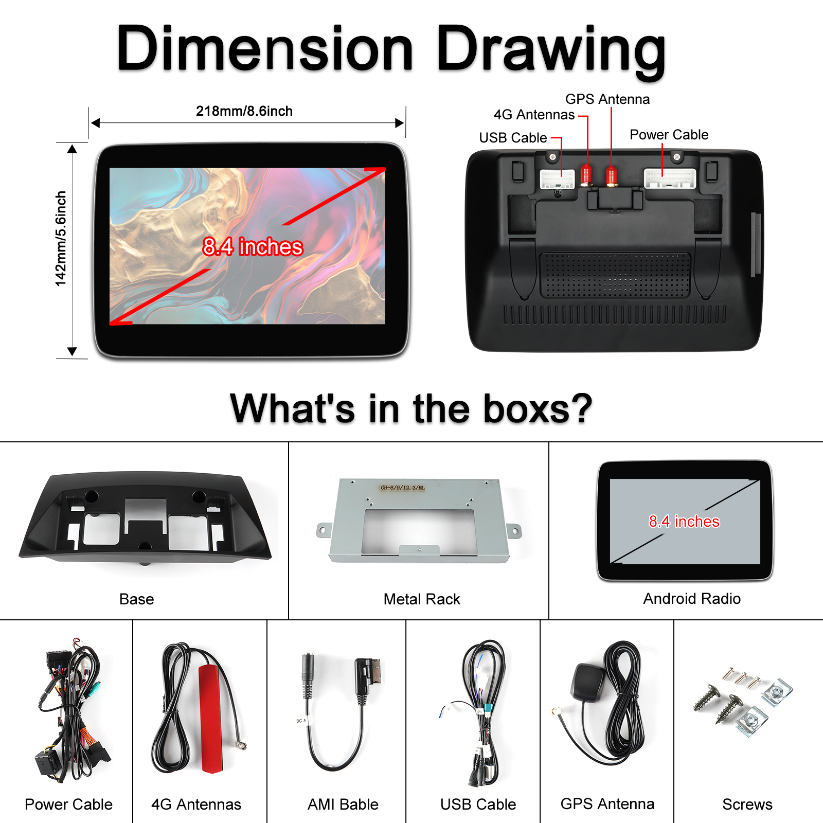 For Mercedes Benz ML GL W166 X166 2012-2015 Android 12 Car Stereo