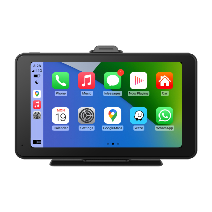 7 Inch HD IPS Touch Portable Car Screen with 1080P Backup Camera