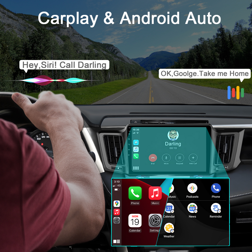 Joying 10.1 Inch Toyota RAV4 2013-2018 Car GPS Radio