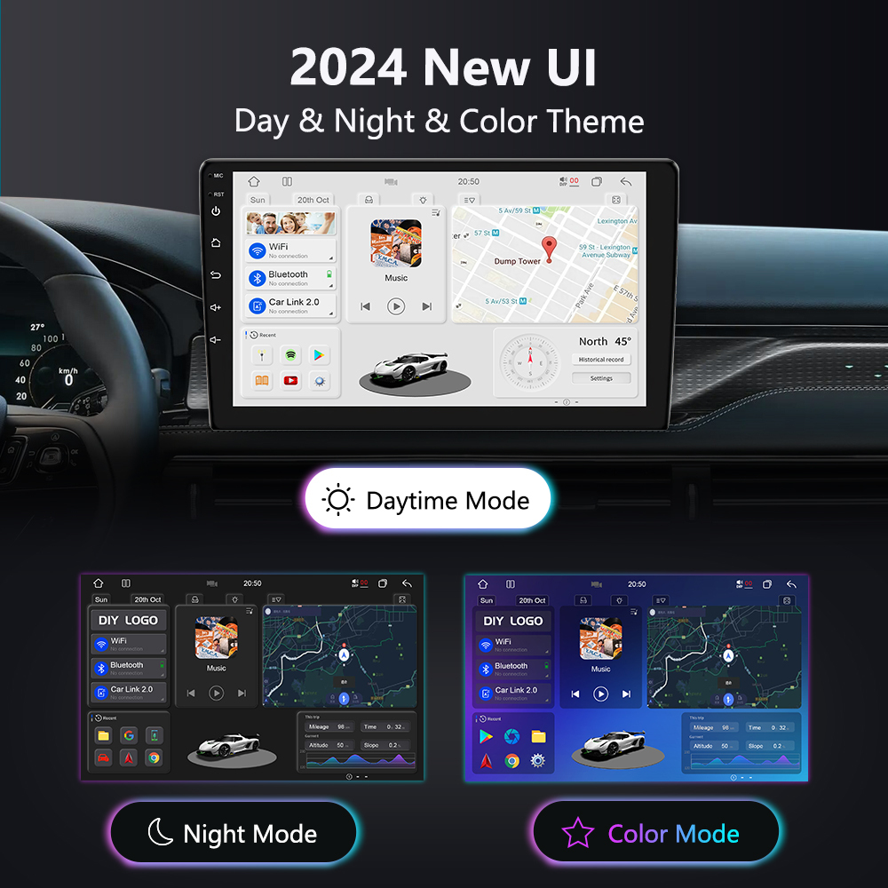 9''/10''  Android 13 Car Radio Automotive Multimedia Player