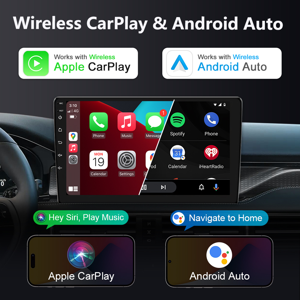 9''/10''  Android 13 Car Radio Automotive Multimedia Player