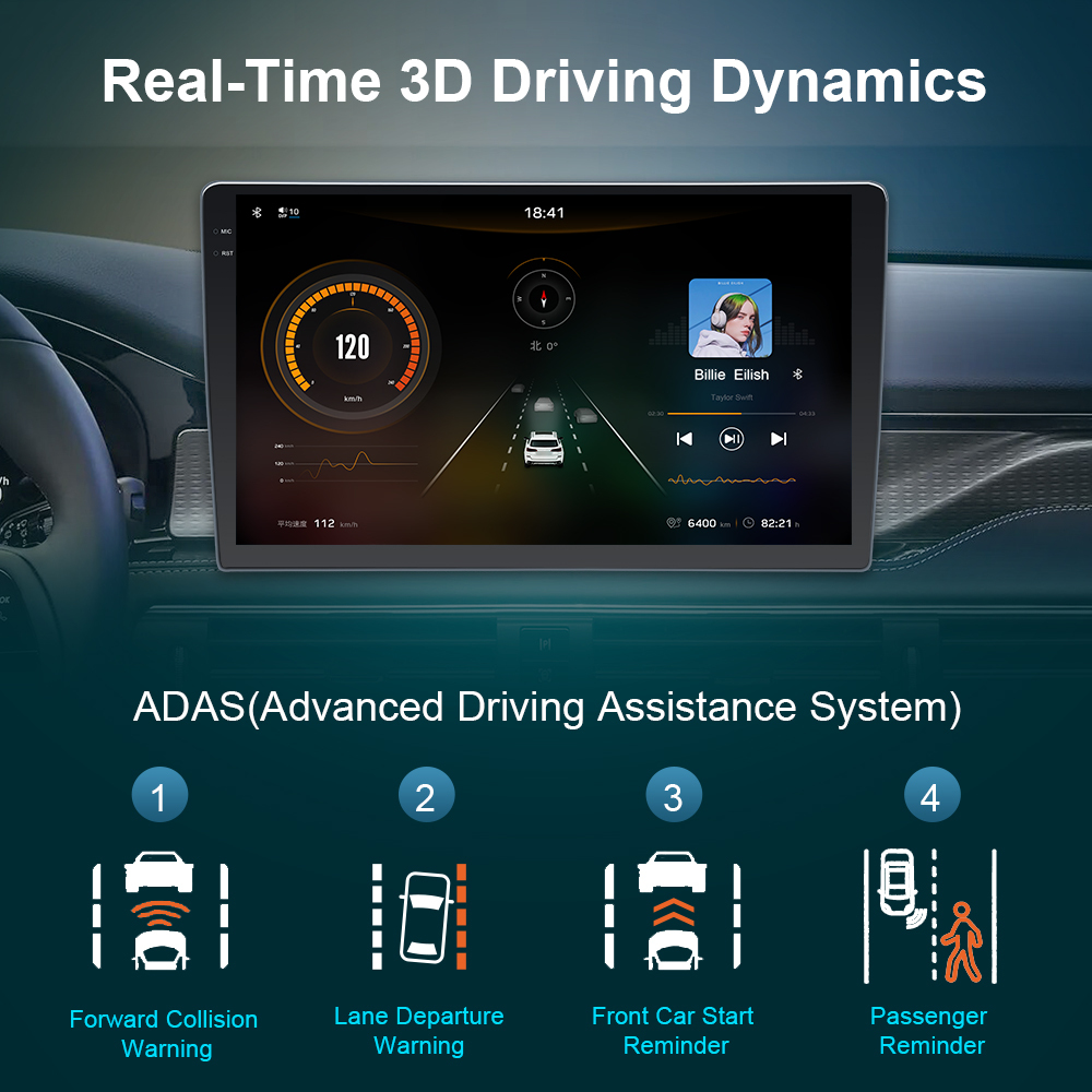 9 Inch/10 Inch  Android 13 Car Radio Automotive Multimedia Player