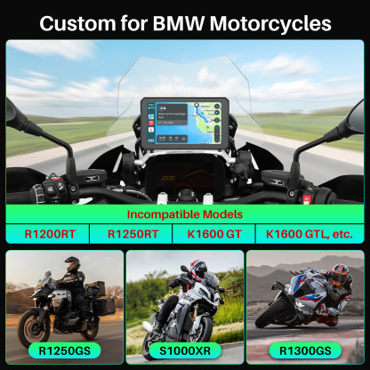 7 Inch Carplay Android Auto BMW Moto Stereo OEM for BMW R1200GS R1250GS S1000XR