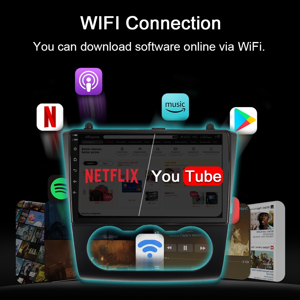  Nissan Altima 2008-2012|Apple CarPlay|Car Radio|Android 12