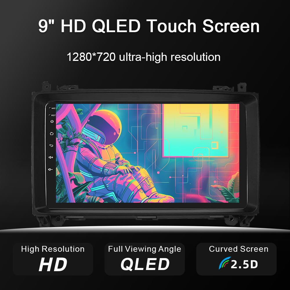 9 inch Android Touch Screen Car Radio for Mercedes Benz W906 Sprinter W169 W245 W639 Vito Viano