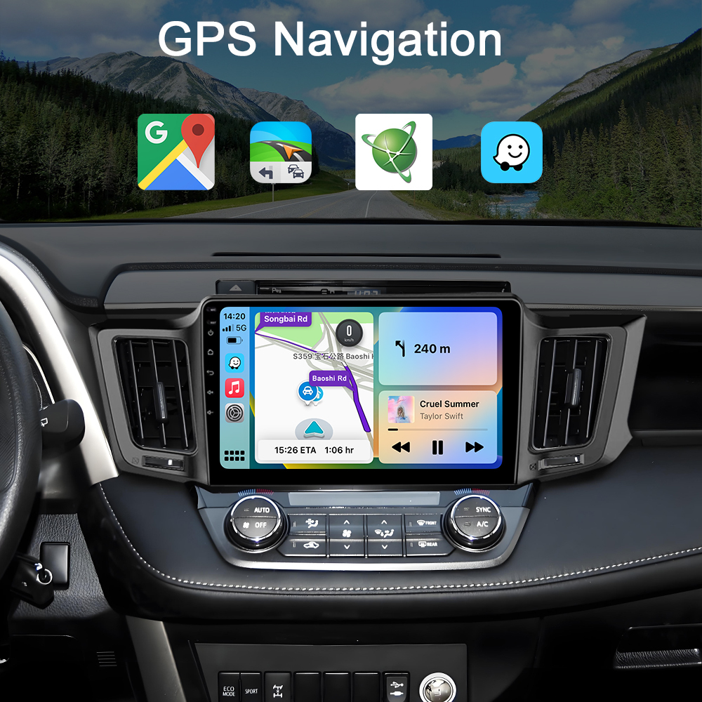 Joying 10.1 Inch Toyota RAV4 2013-2018 Car GPS Radio