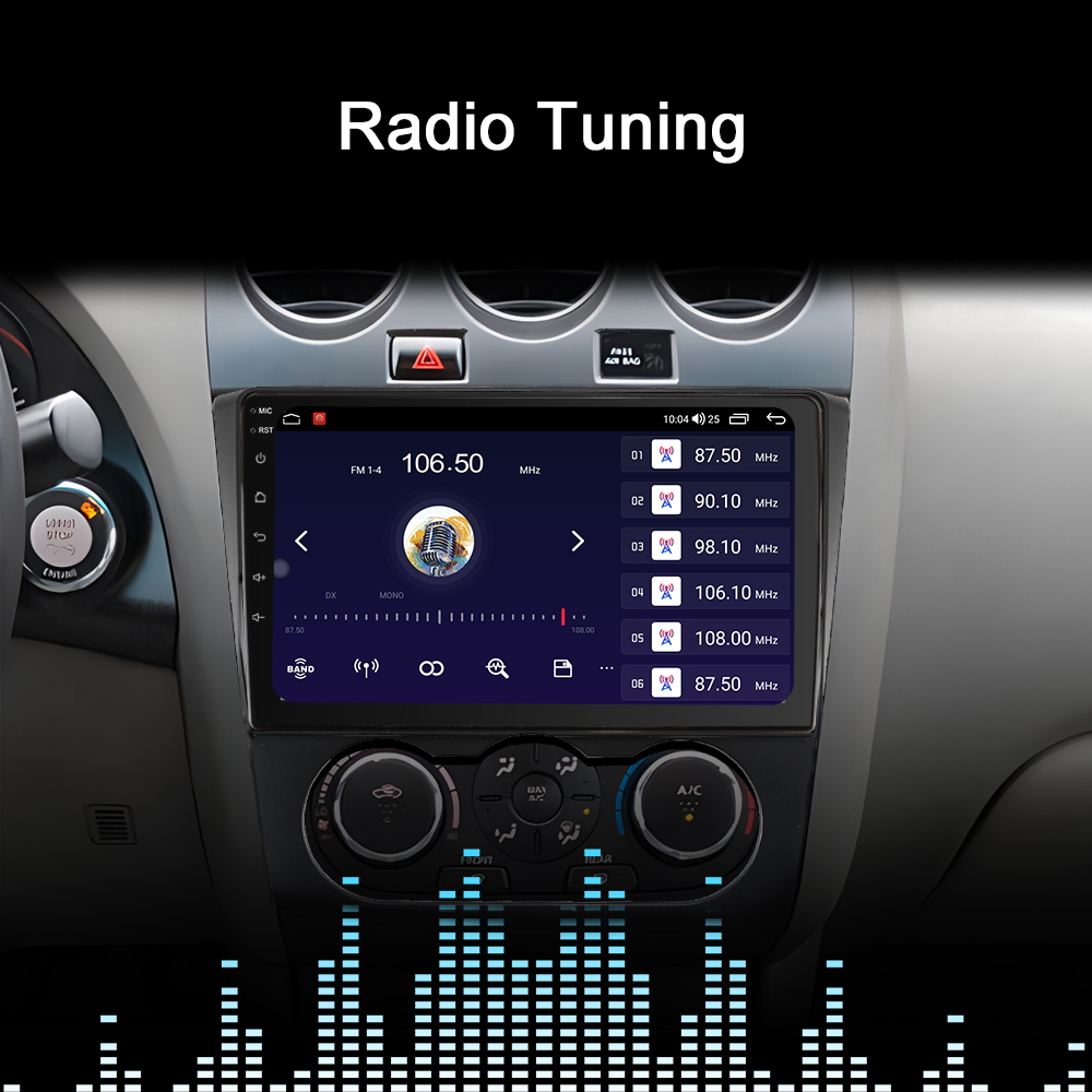 Nissan Altima 2008-2012|Apple CarPlay|Car Radio|Android 12