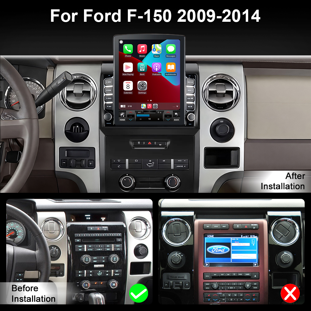 9.7"Android 12 Car Stereo For Ford F150 F-150 2009-2014