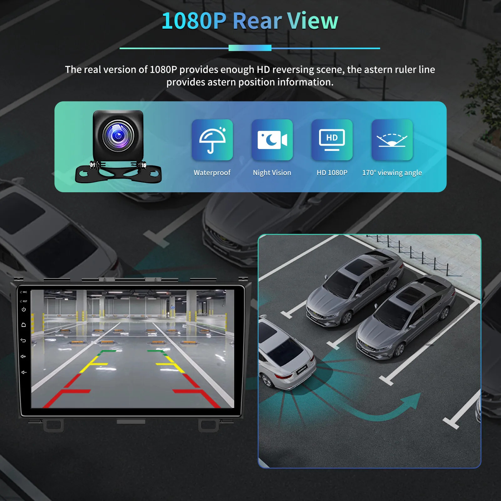 9.2" Android 13 Car Radio For Honda CRV 2007-2011 