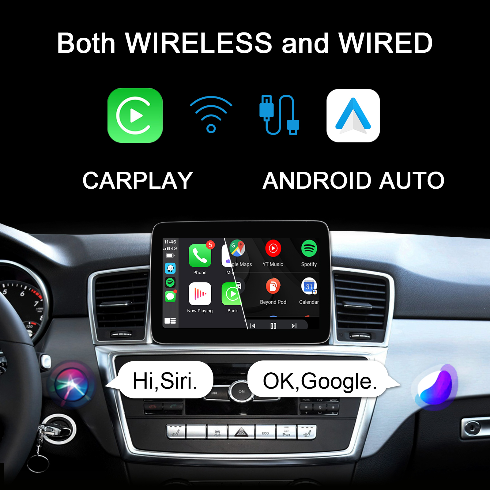 For Mercedes Benz ML GL W166 X166 2012-2015 Android 11 Car Stereo