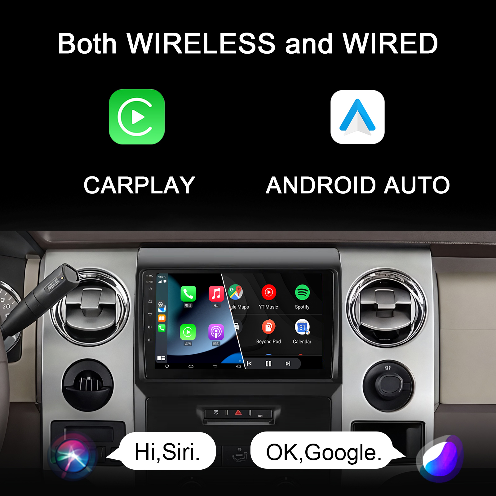 9 inch Car Radio for Ford F150 F-150 2009-2012 