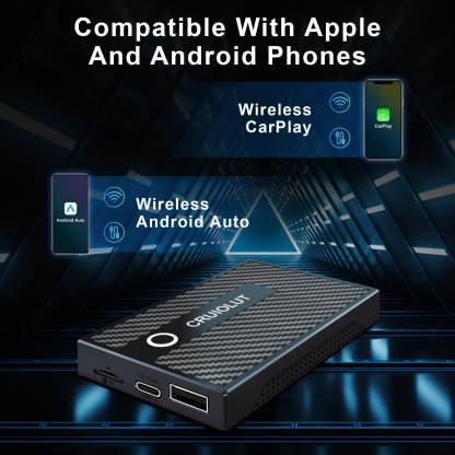 Ultra-Stable Plug&Play Carplay AI Box Media Player With Maximum Compatibility With Android & Apple