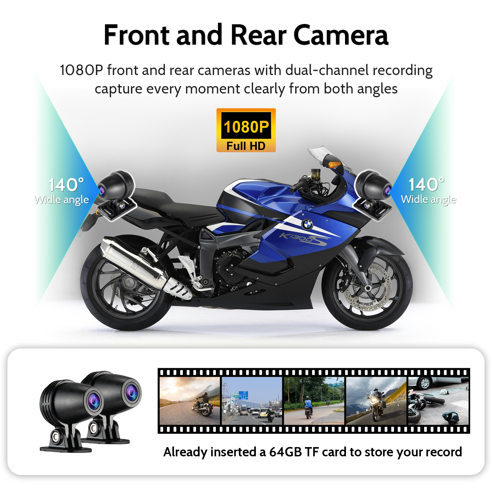 IYING M7 Pro 7 Inch Motorcycle Carplay Portable Android Auto Player Supports WIFI, Dual Bluetooth