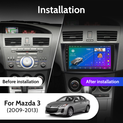 9 Inch Touch Screen Android 12 Car Stereo for Mazda 3 2009-2013