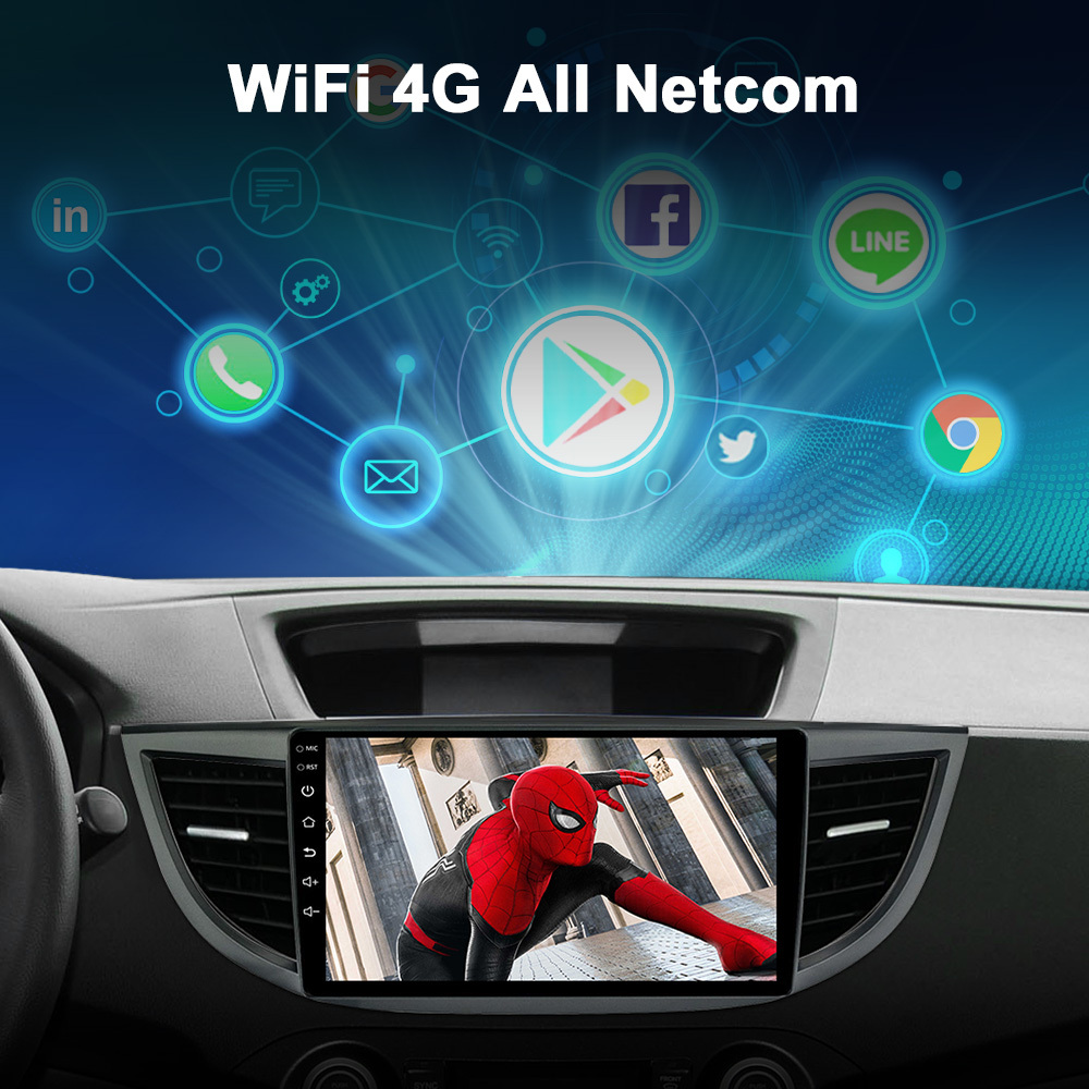 10 Inch Android 12 Car Radio Stereo For Honda CRV 2012-2016