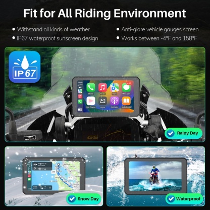 7 Inch Carplay Android Auto BMW Moto Stereo OEM for BMW R1200GS R1250GS S1000XR