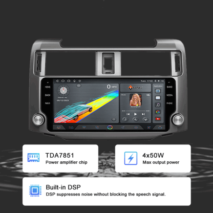 10.25 inch Android 12 Toyota 4Runner Car Radio with 4GB RAM