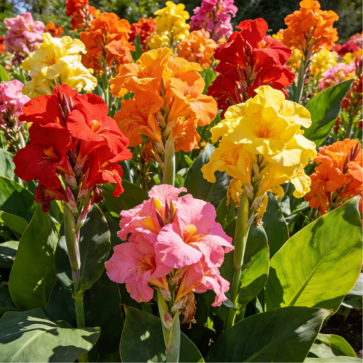 🌺 Giant Cannas Mixed Bulbs – Transform Your Garden into a Tropical Paradise! 