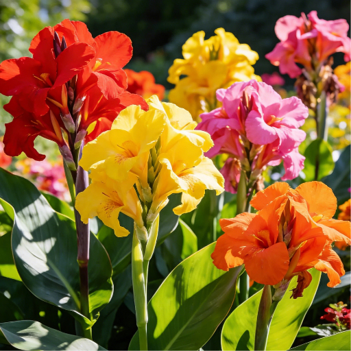🌺 Giant Cannas Mixed Bulbs – Transform Your Garden into a Tropical Paradise! 