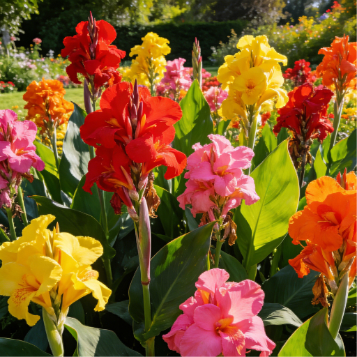 🌺 Giant Cannas Mixed Bulbs – Transform Your Garden into a Tropical Paradise! 