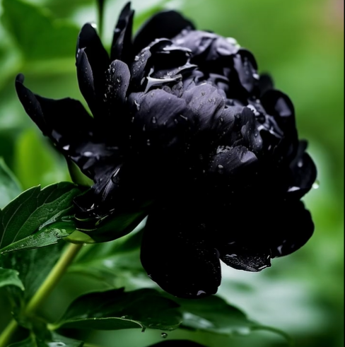 Rare black peony seeds, flower garden balcony planting green plants cold-resistant