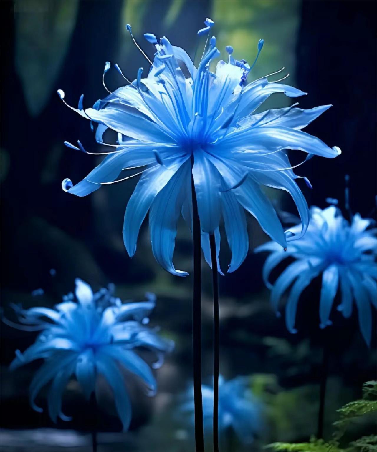💙Blue Spider Lily: Where Mystery Meets Beauty