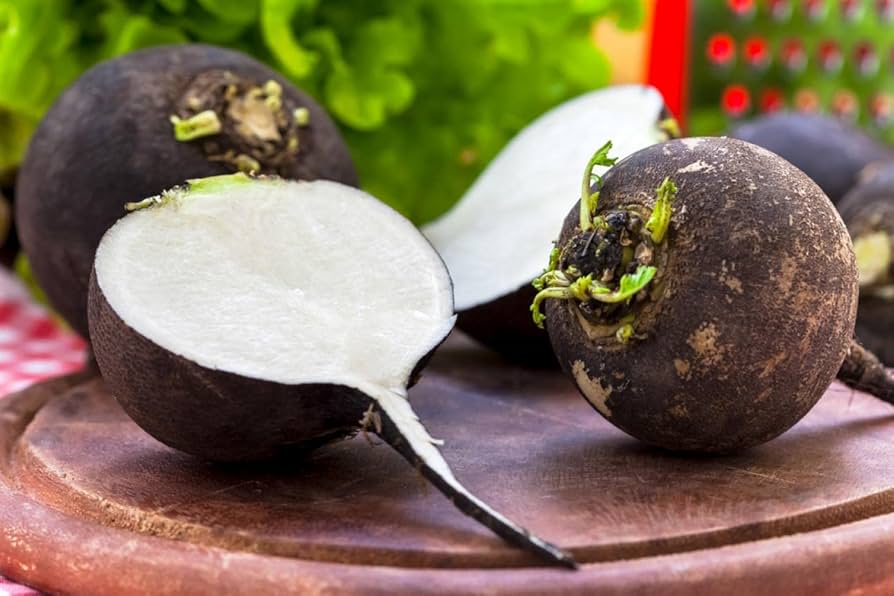 Amazon.com : RAISE ME UP: Seeds Black Spanish Round Radish Non GMO Heirloom  : Patio, Lawn & Garden