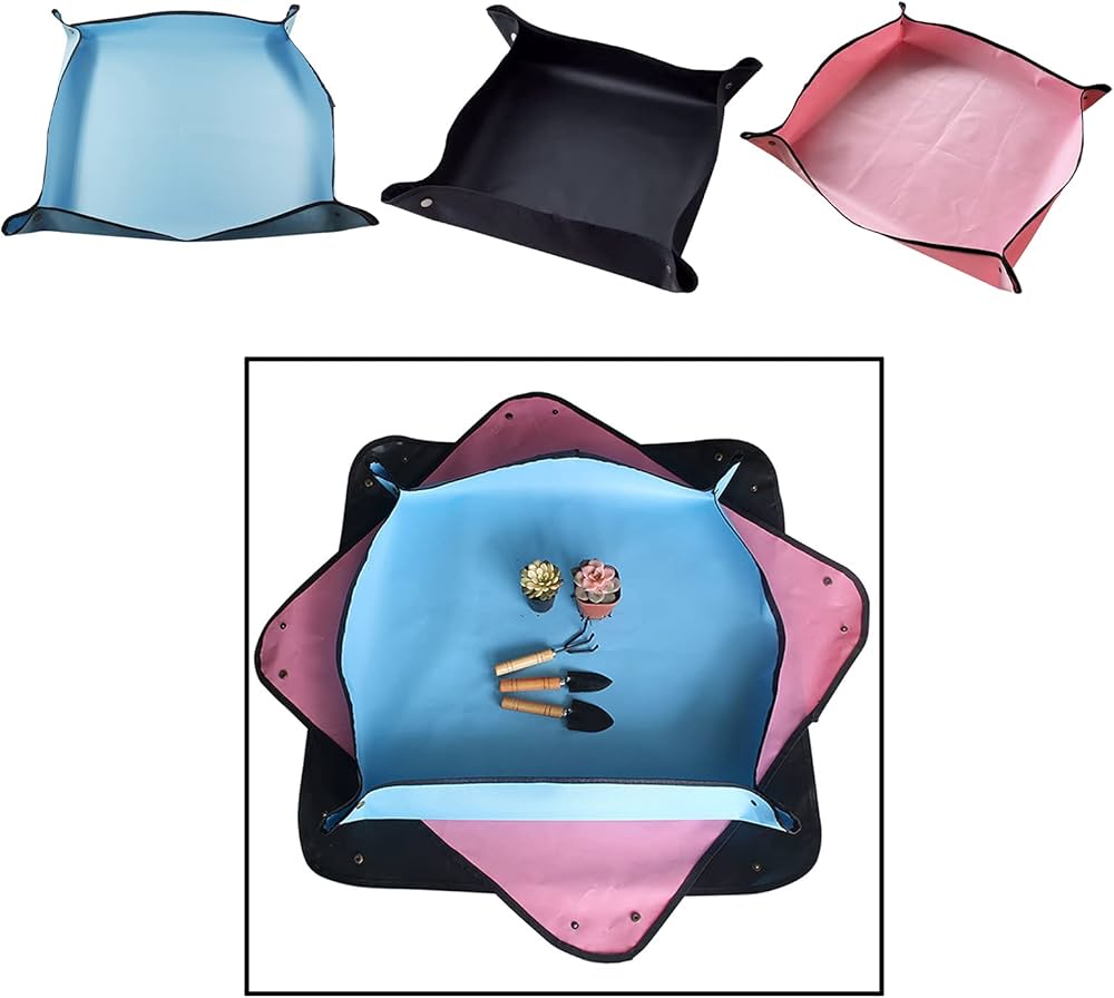 Lina Trading Indoor Plant Repotting Mat Gardening Transplanting Tarp  50x50cm Black : Amazon.in: Garden & Outdoors