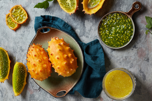 Kiwano Melon, African Horned Cucumber, Fruit Heirloom