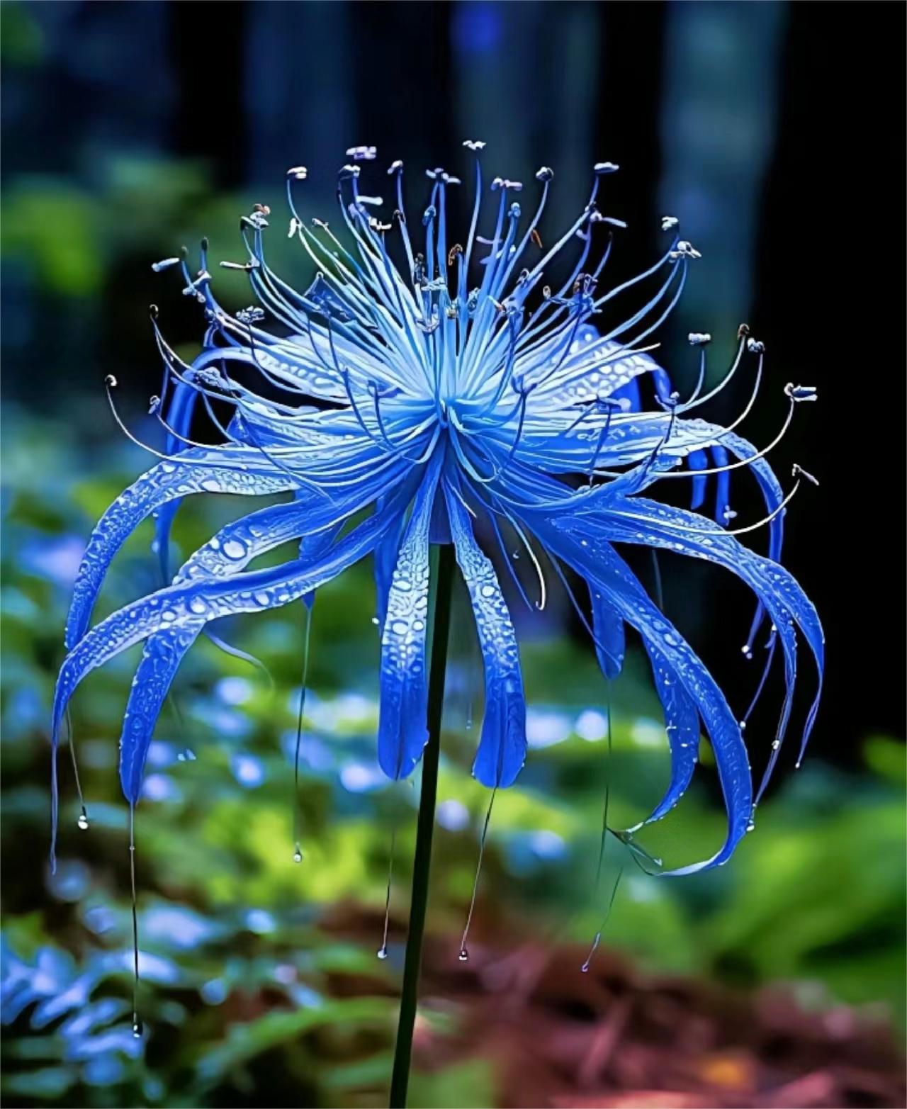 💙Blue Spider Lily: Where Mystery Meets Beauty