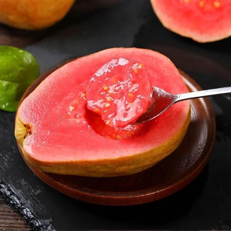 🔥🎁Tropical Strawberry Guava Organic Pink Guava Seeds