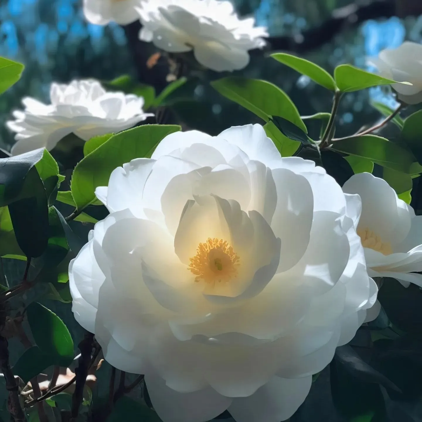 Pure White Camellia Seeds