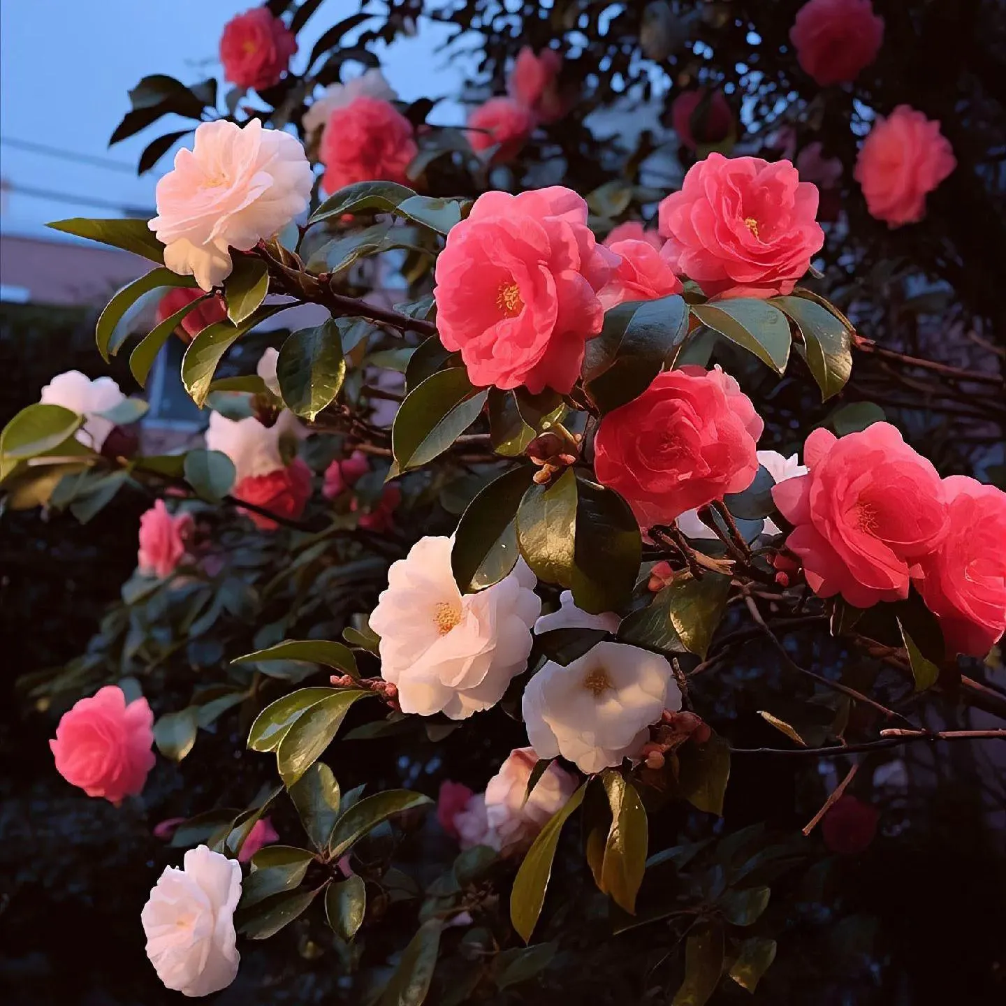 Icy Pink and White Gentle Camellia Seeds