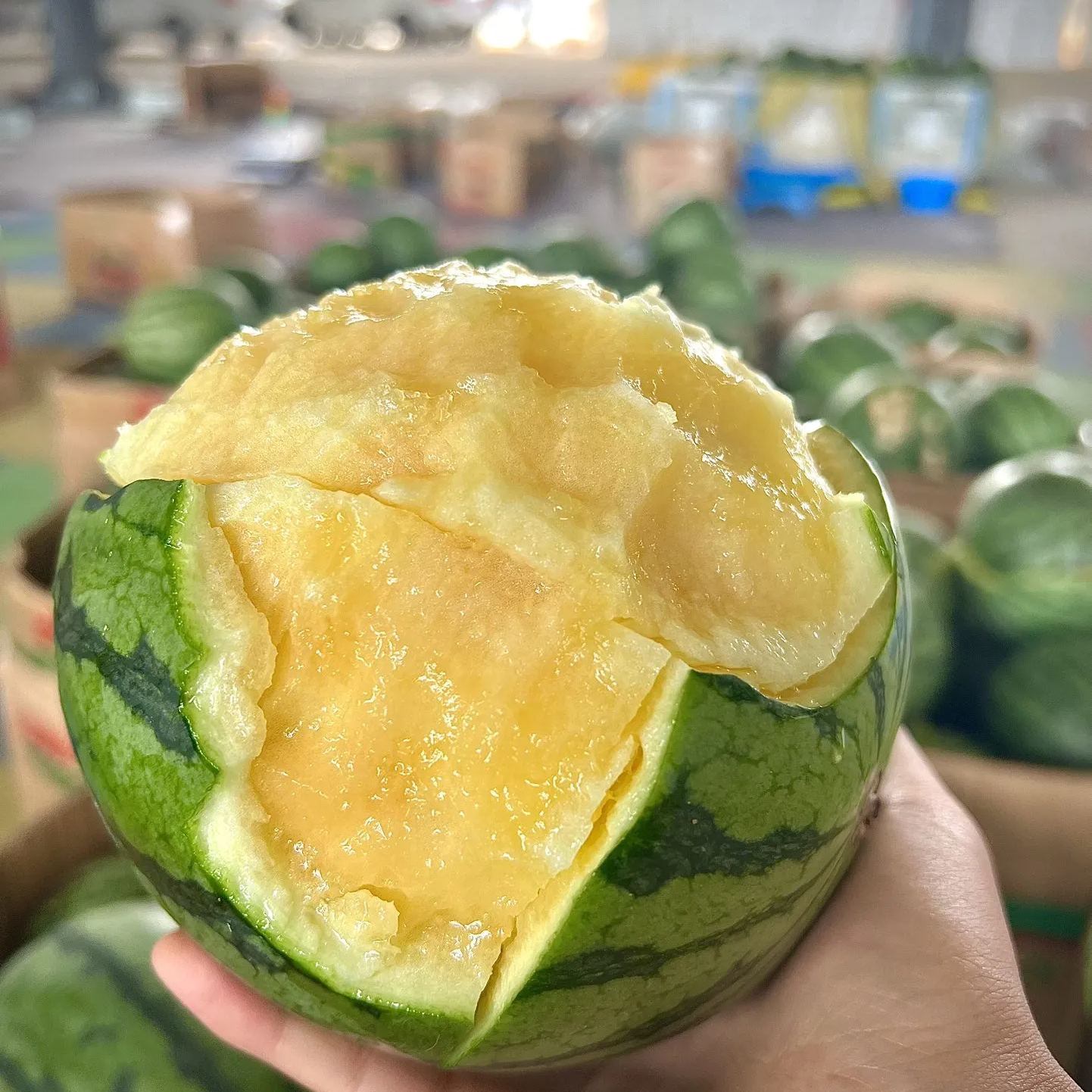 ICE CREAM WATERMELON-SEEDS-IT TASTES LIKE ICE CREAM AFTER BEING REFRIGERATED.