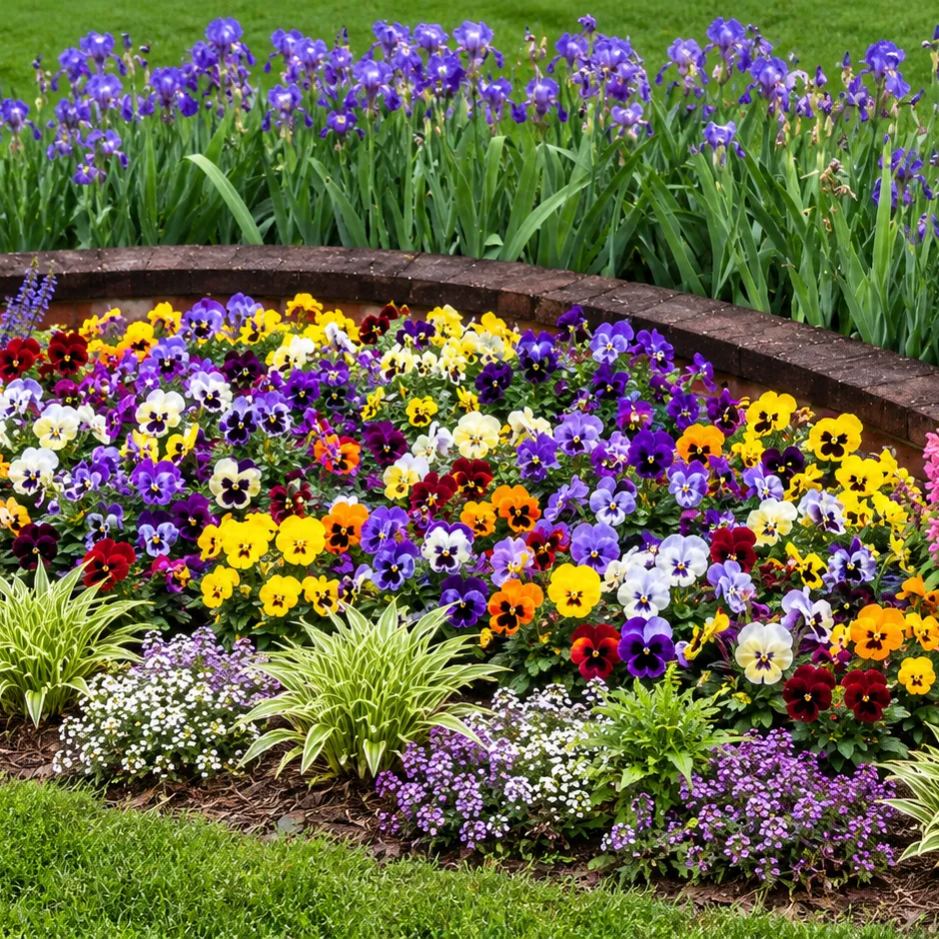 🎨 Premium Pansy Seeds – Hardy Flowers for Fall Planting & Spring Blooms