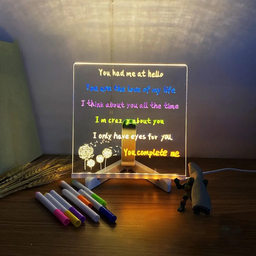 LED Note Board with Colors-Free shipping