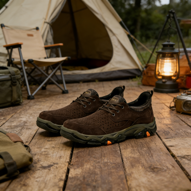 ⏰Last Day! 45% OFF 🔥HIKER®Men's Genuine Leather Orthopedic Outdoor Breathable  Walking Shoes