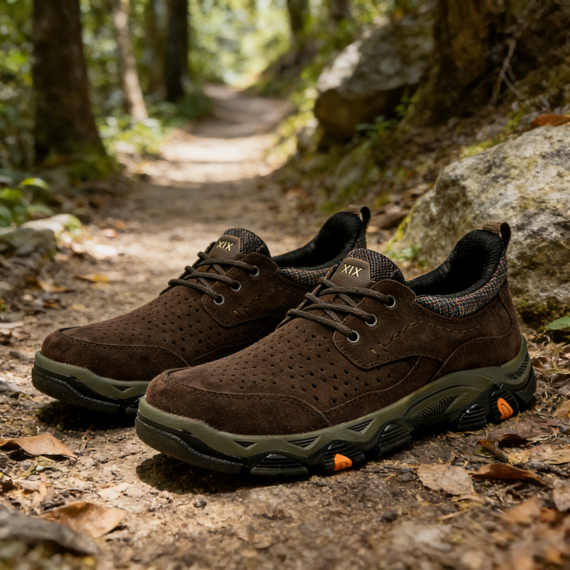 ⏰Last Day! 45% OFF 🔥HIKER®Men's Genuine Leather Orthopedic Outdoor Breathable  Walking Shoes