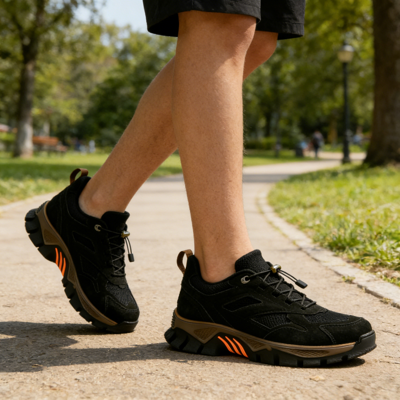 ⏰Last Day! 45% OFF 🔥HIKER®Men's Genuine Leather Orthopedic Outdoor Breathable  Walking Shoes