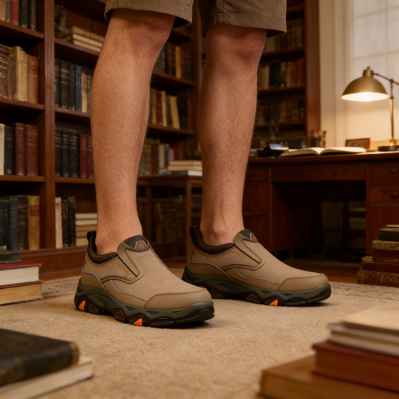 ⏰Last Day! 45% OFF 🔥HIKER®Men's Genuine Leather Orthopedic Outdoor Breathable  Walking Shoes