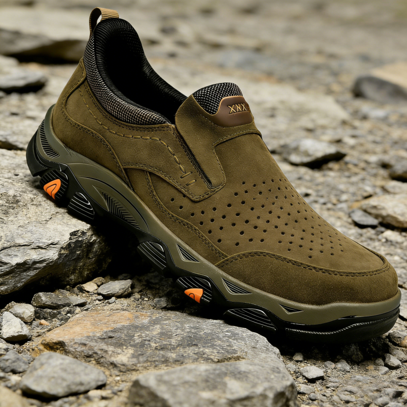 ⏰Last Day! 45% OFF 🔥HIKER®Men's Genuine Leather Orthopedic Outdoor Breathable  Walking Shoes
