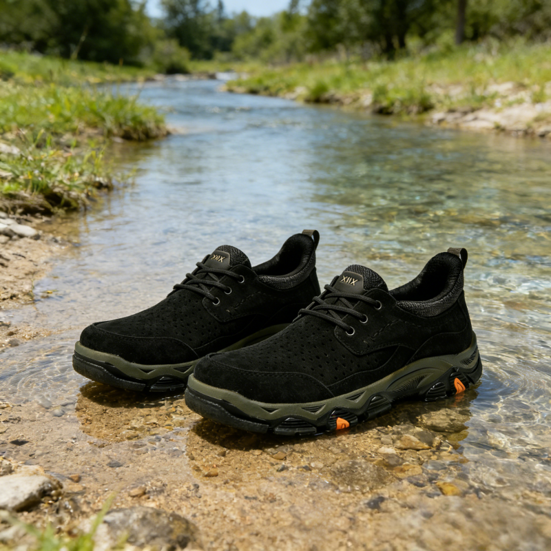 ⏰Last Day! 45% OFF 🔥HIKER®Men's Genuine Leather Orthopedic Outdoor Breathable  Walking Shoes