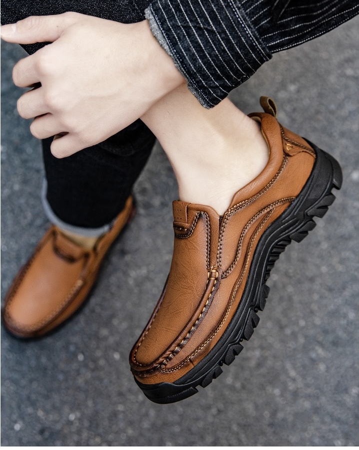 ⏰Last Day! 45% OFF  🔥GARB®Men's Handmade Genuine Leather Outdoor Waterproof Walking Shoes