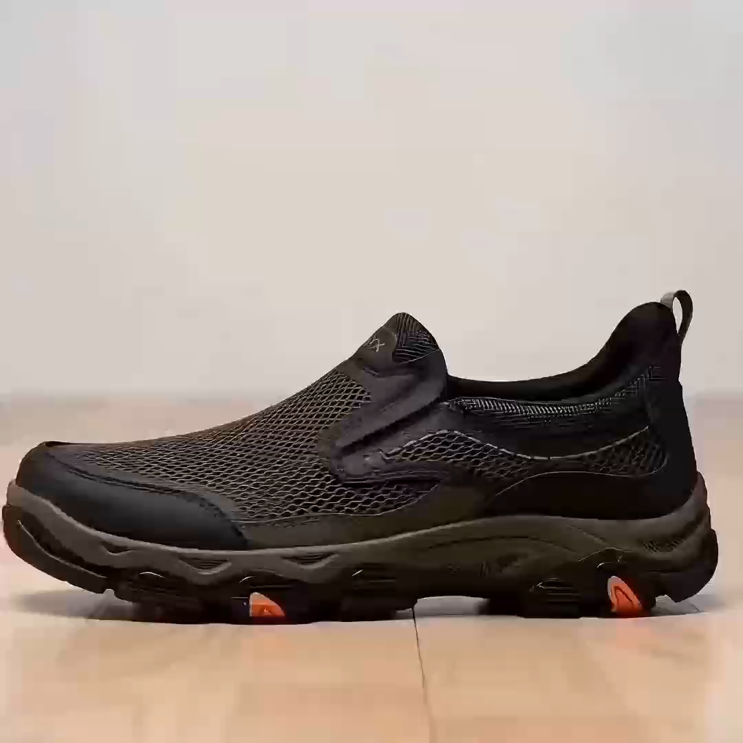 ⏰Last Day! 45% OFF 🔥HIKER®Men's Genuine Leather Orthopedic Outdoor Breathable  Walking Shoes