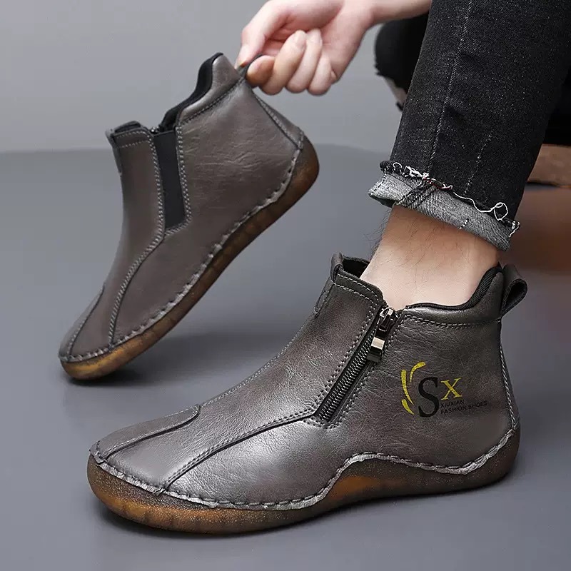 ⏰Last Day! 45% OFF  🔥GARB®Men's Handmade Genuine Leather Outdoor Waterproof Boot