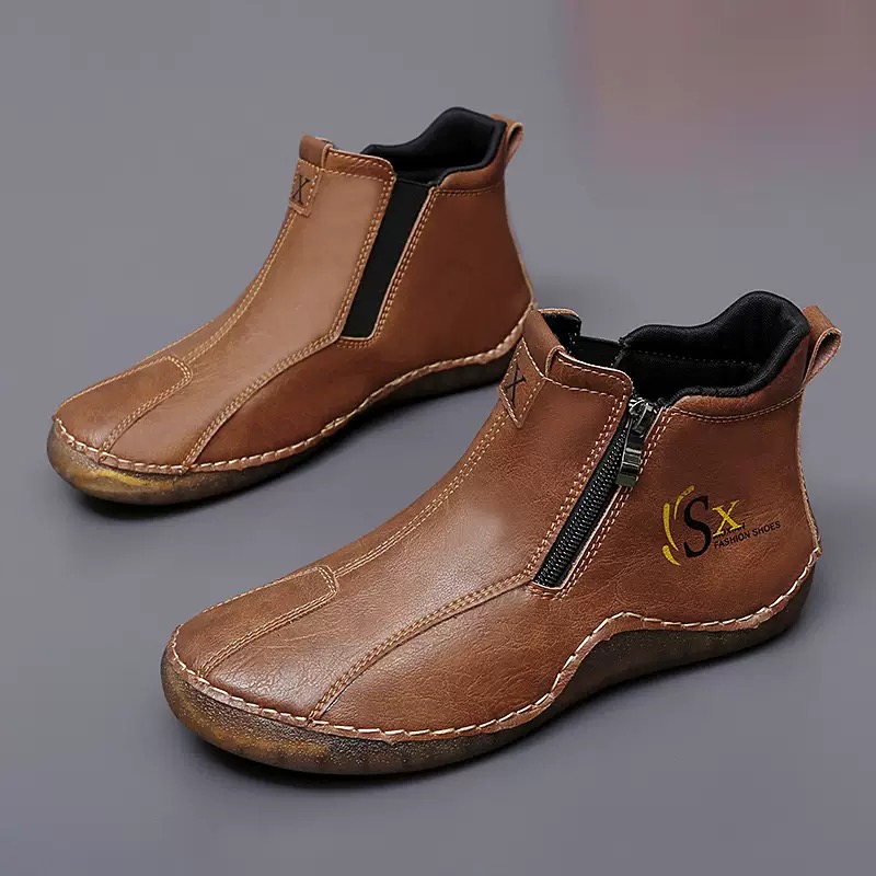 ⏰Last Day! 45% OFF  🔥GARB®Men's Handmade Genuine Leather Outdoor Waterproof Boot