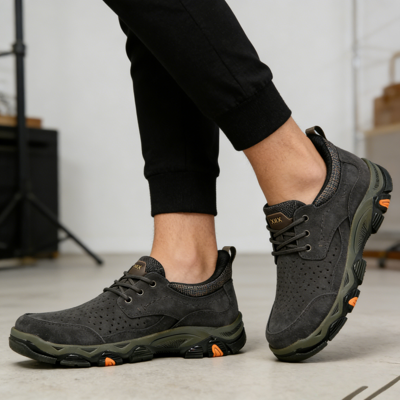 ⏰Last Day! 45% OFF 🔥HIKER®Men's Genuine Leather Orthopedic Outdoor Breathable  Walking Shoes