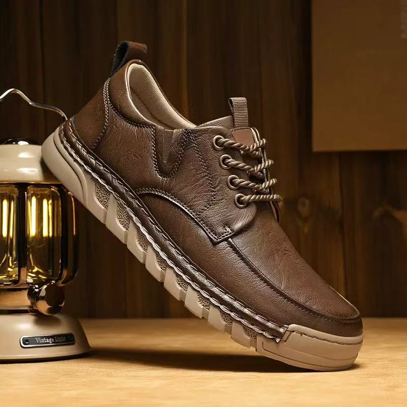 ⏰Last Day! 45% OFF  🔥GARB®Men's Genuine Leather Outdoor Slip-On Loafers with Arch Support & Wide Toe Box