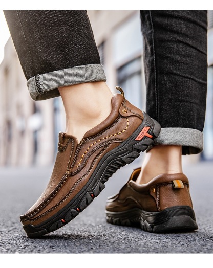 ⏰Last Day! 45% OFF  🔥GARB®Men's Handmade Genuine Leather Outdoor Waterproof Walking Shoes