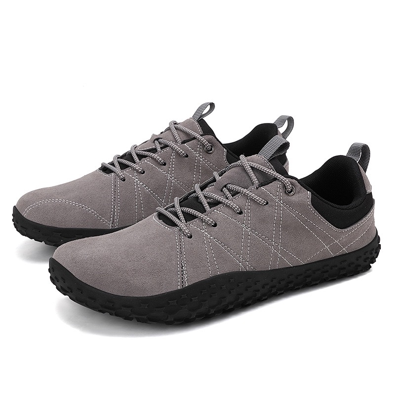 mens genuine leather orthopedic barefoot shoes